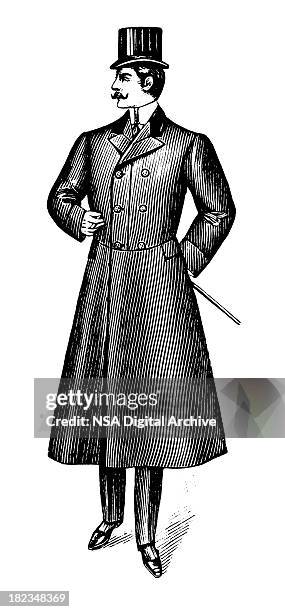 illustrations, cliparts, dessins animés et icônes de conception antique gentleman/illustrations - image du xixème siècle
