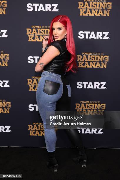 Justina Valentine attends "Power Book III: Raising Kanan" Season 3 Premiere at Chelsea Factory on November 30, 2023 in New York City.