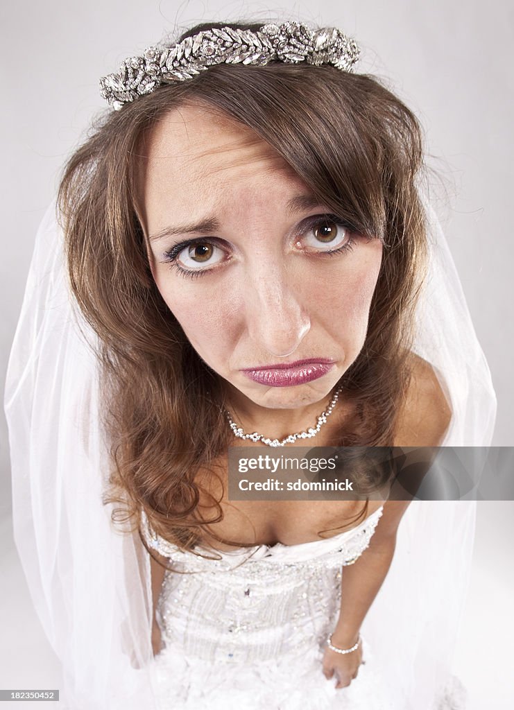 Sad Pouting Bride