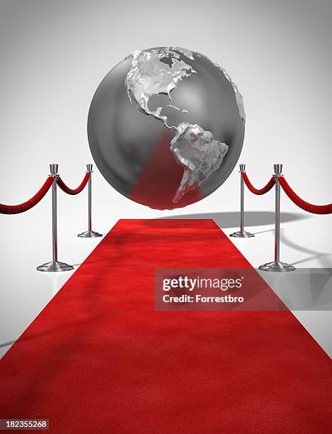 red carpet globe - against the ropes world premiere stock pictures, royalty-free photos & images