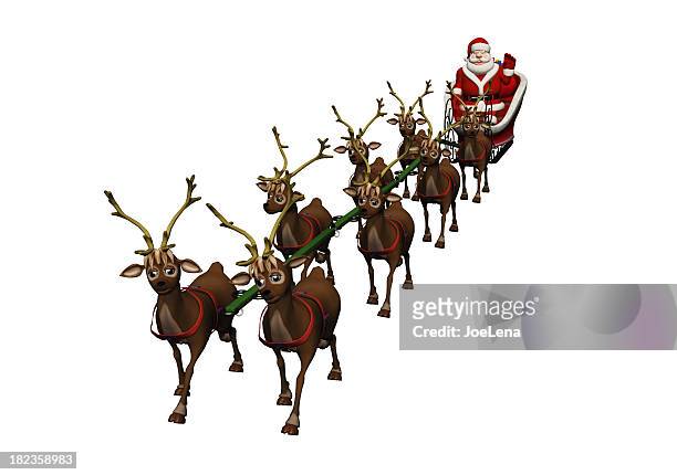 749 Santa Reindeer Cartoon Photos and Premium High Res Pictures - Getty  Images