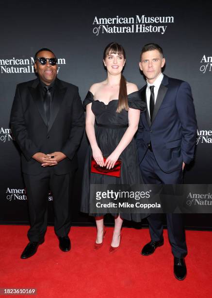 Kenan Thompson, Chloe Troast, and Mikey Day attend the American Museum of Natural History's 2023 Museum Gala at the American Museum of Natural...