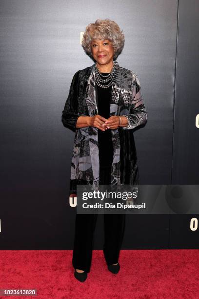 Emily Yancyattends the "Origin" New York premiere at Alice Tully Hall on November 30, 2023 in New York City.