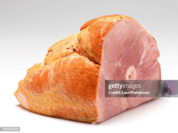 smoked ham - dierlijk bot stockfoto's en -beelden
