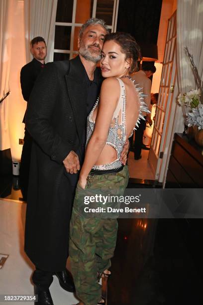 Taika Waititi and Rita Ora attend a star-studded night celebrating Edward Enninful's Trailblazer award, hosted by Natasha Poonawalla on December 4,...