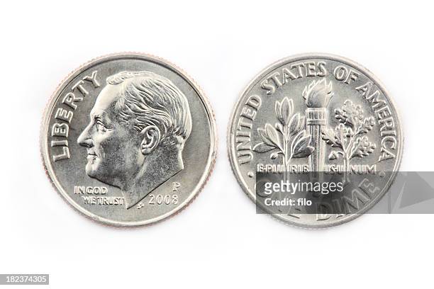 米国ダイム - 米国硬貨 ストックフォトと画像