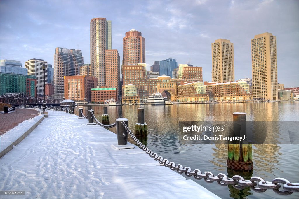 Winter in Boston, Massachusetts