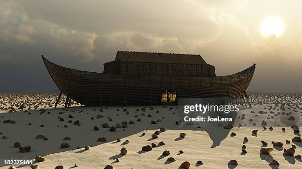 noah's ark - christianity judaism stock pictures, royalty-free photos & images