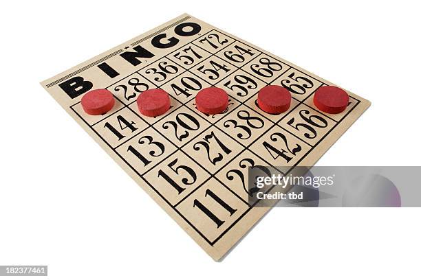 bingo-karte - bingo card stock-fotos und bilder