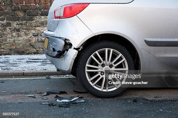 car accident - dented stock pictures, royalty-free photos & images