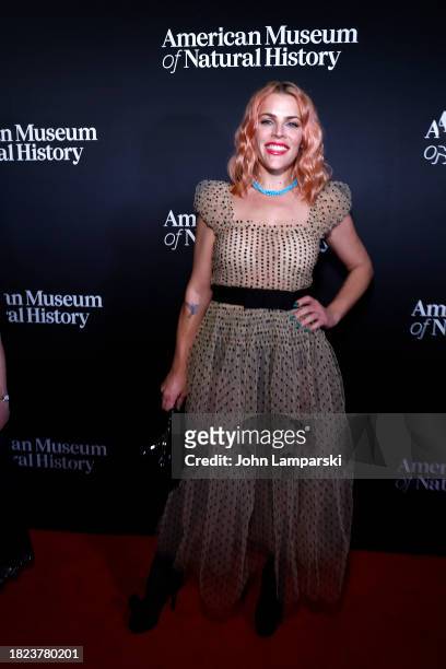 Busy Philipps attends 2023 American Museum Of Natural History Gala at American Museum of Natural History on November 30, 2023 in New York City.