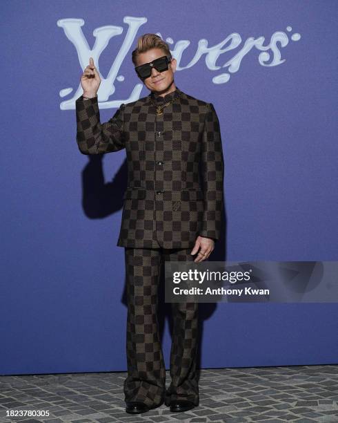 Aaron Kwok attends the Louis Vuitton Menswear Pre-Fall 2024 show on November 30, 2023 in Hong Kong, China.