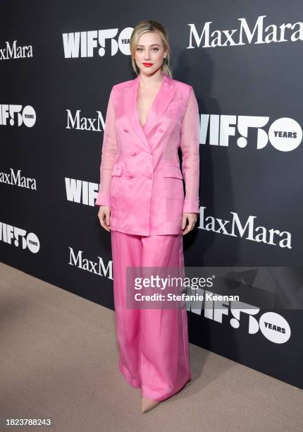 Lili Reinharr attends the WIF Honors Celebrating 50 Years Presented by Max Mara with sponsor ShivHans Pictures, Amazon Studios, Netflix and Lexus at...