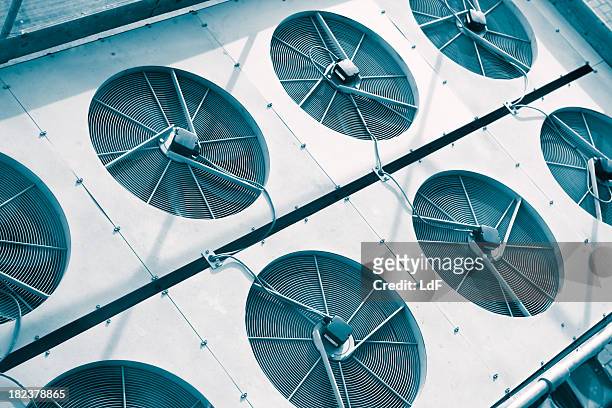 satz von klimaanlage heizung pump - ventilator stock-fotos und bilder