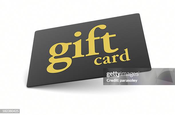 black gold gift card - gift card stock pictures, royalty-free photos & images