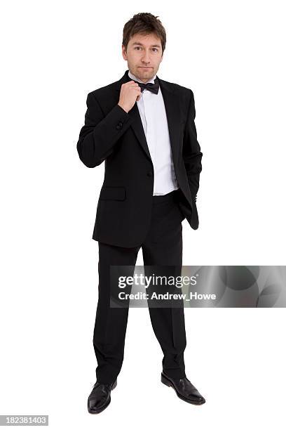 man in tuxedo - dinner jacket man stock pictures, royalty-free photos & images
