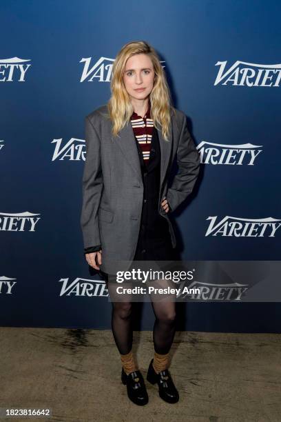 Brit Marling attends Variety A Night in the Writers' Room at NeueHouse Hollywood on November 30, 2023 in Hollywood, California.