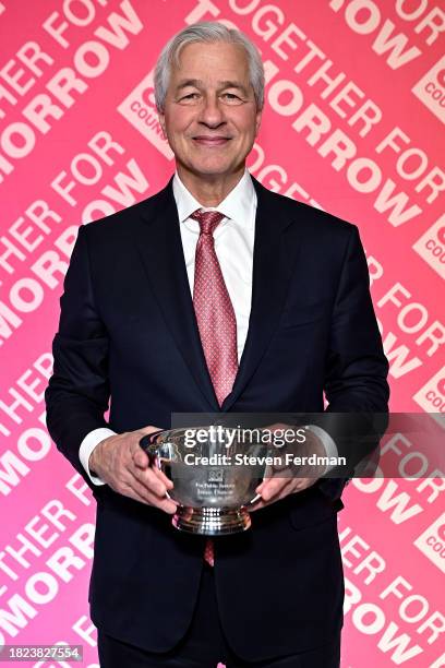 Jamie Dimon attends the Ad Council's 69th Annual Public Service Award Dinner at The Glasshouse on November 30, 2023 in New York City.