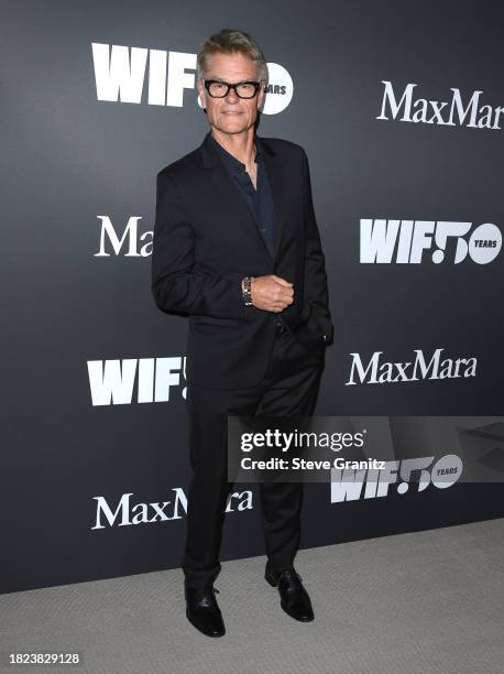 Harry Hamlin arrives at the Women In Film Presents 2023 WIF Honors at The Ray Dolby Ballroom on November 30, 2023 in Hollywood, California.