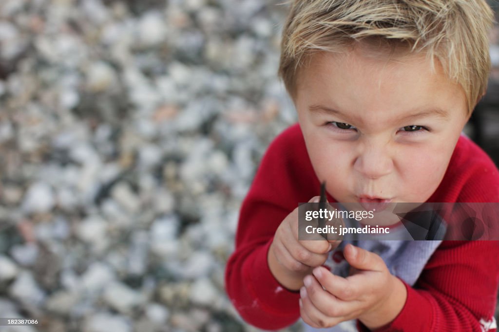 Mal menace enfant