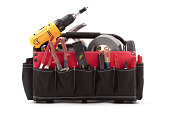 tool tote box with tools