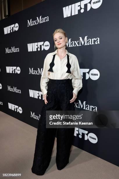 Bella Heathcote attends the WIF Honors Celebrating 50 Years Presented by Max Mara with sponsor ShivHans Pictures, Amazon Studios, Netflix and Lexus...