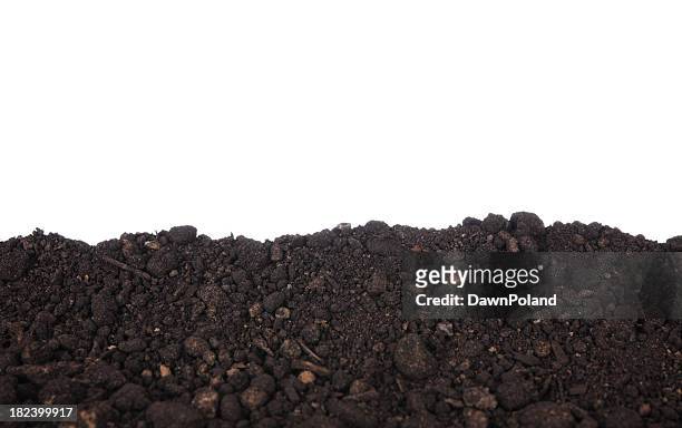 dirt border - topsoil stock pictures, royalty-free photos & images