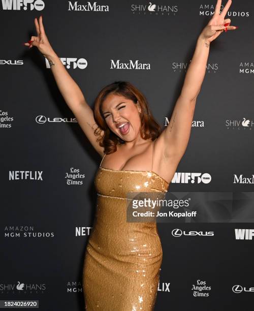 Annie Gonzalez attends WIF Honors Presented by Max Mara on November 30, 2023 in Los Angeles, California.