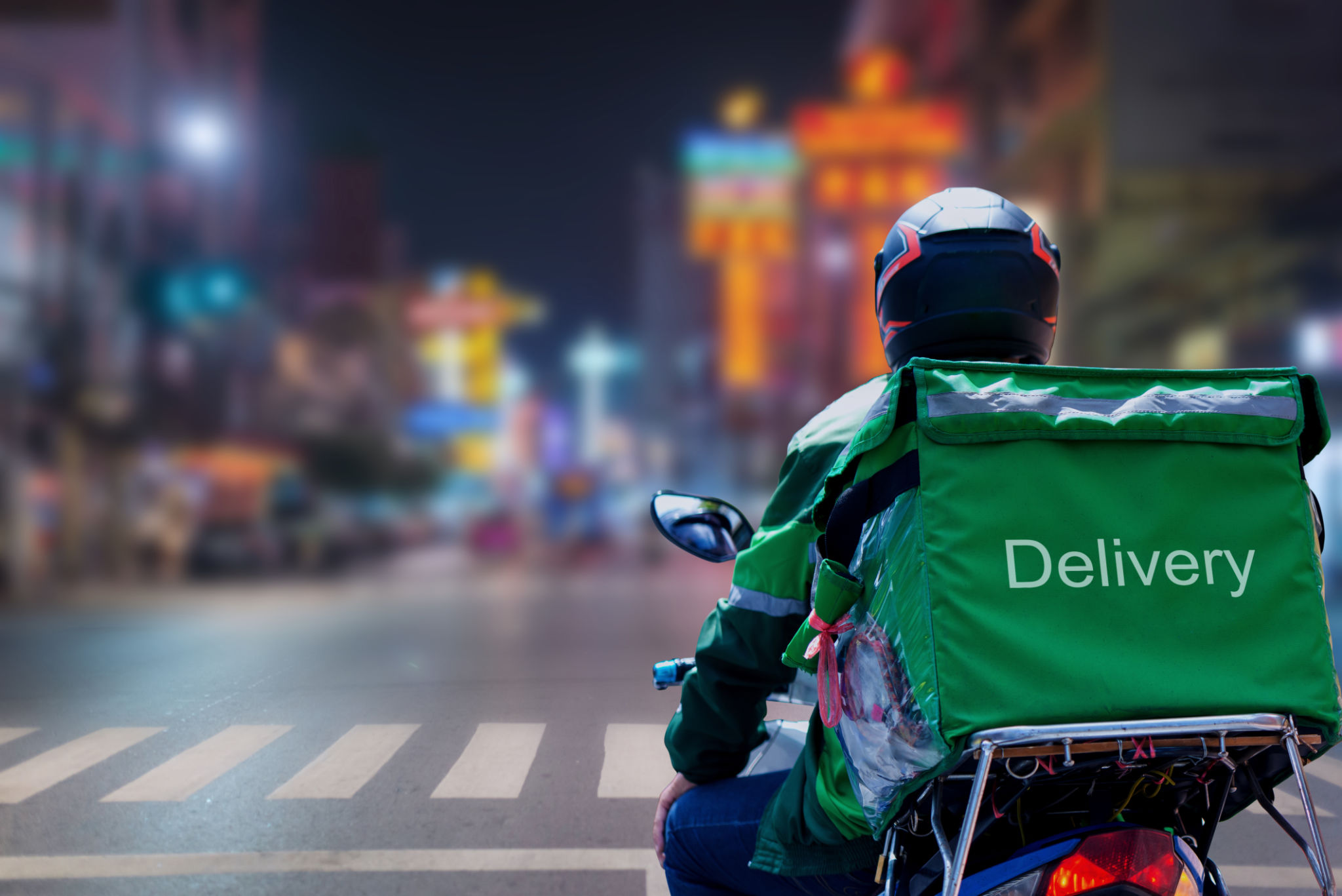 food delivery bike