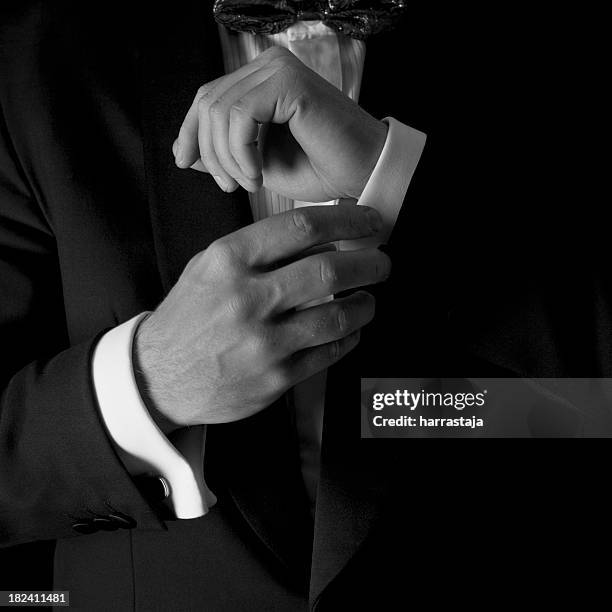 man in tuxedo - tuxedo party stock pictures, royalty-free photos & images