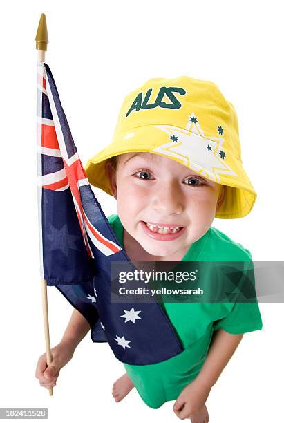 australia día niño - día de australia fotografías e imágenes de stock