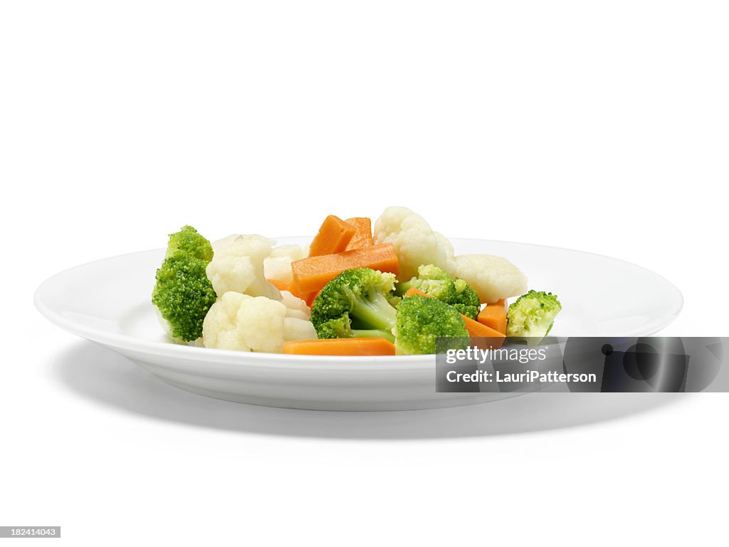 Gemischte gekochtes Gemüse