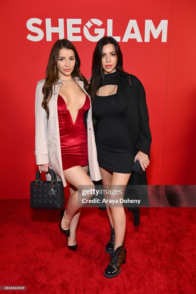 Ruby Dawn and Izabela attend the SHEGLAM Holiday Soirée at LAVO