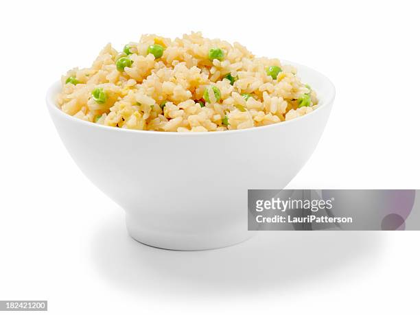 vegetable fried rice - fried rice stock pictures, royalty-free photos & images