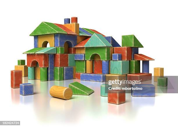 Build Blocks House 14,017 Building Brick House Stock Photos, High-Res Pictures, and Images ...