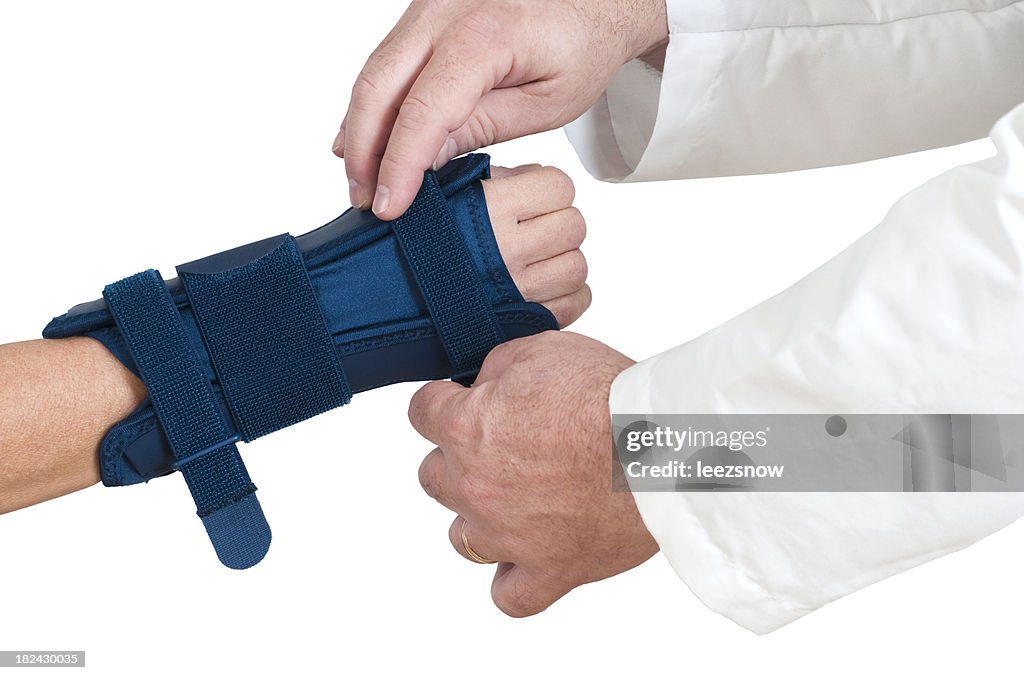 Doctor Helps With Carpal Tunnel Wrist Brace