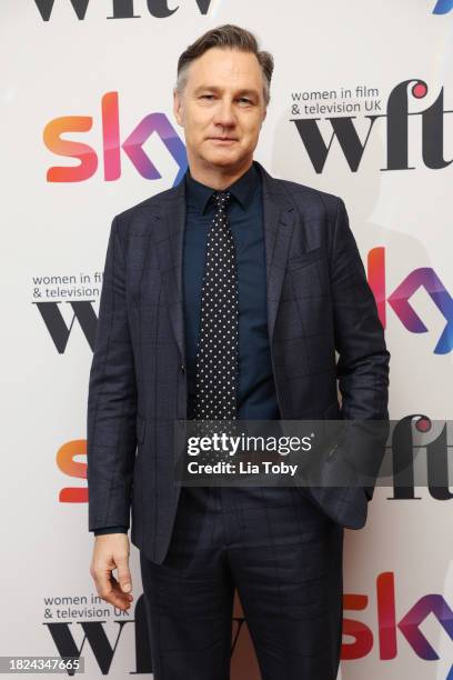 David Morrissey attends the Sky Women In Film And TV Awards 2023 at the London Hilton Park Lane on December 01, 2023 in London, England.