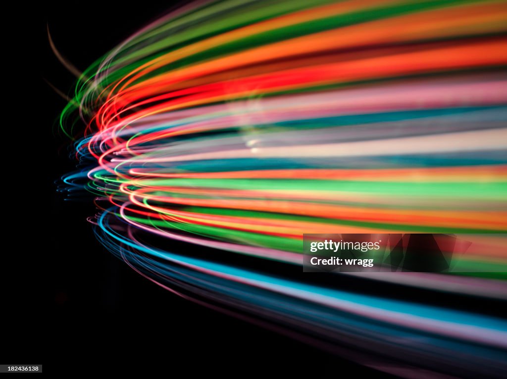 Speed of Coloured Lights