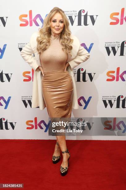 Carol Vorderman attends the Sky Women In Film And TV Awards 2023 at the London Hilton Park Lane on December 01, 2023 in London, England.