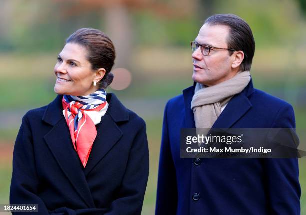 Crown Princess Victoria of Sweden and Prince Daniel of Sweden visit the Royal Botanic Gardens, Kew to learn about international research projects...
