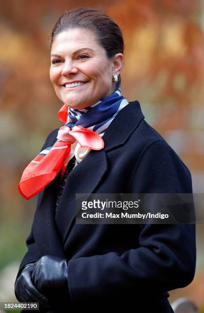 Crown Princess Victoria of Sweden visits the Royal Botanic Gardens, Kew to learn about international research projects promoting biodiversity on...