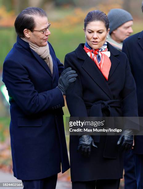 Prince Daniel of Sweden and Crown Princess Victoria of Sweden visit the Royal Botanic Gardens, Kew to learn about international research projects...