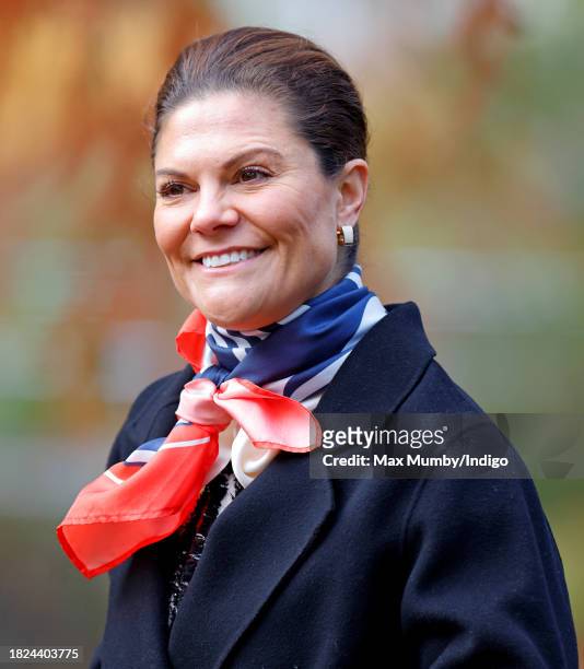 Crown Princess Victoria of Sweden visits the Royal Botanic Gardens, Kew to learn about international research projects promoting biodiversity on...