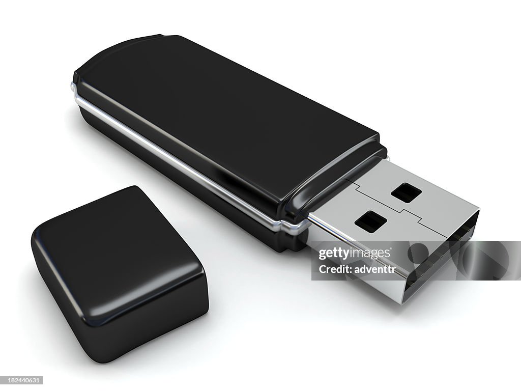 Black USB stick