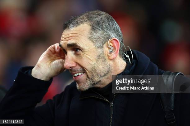 Former footballer Martin Keown during the UEFA Champions League match between Arsenal FC and RC Lens at Emirates Stadium on November 29, 2023 in...