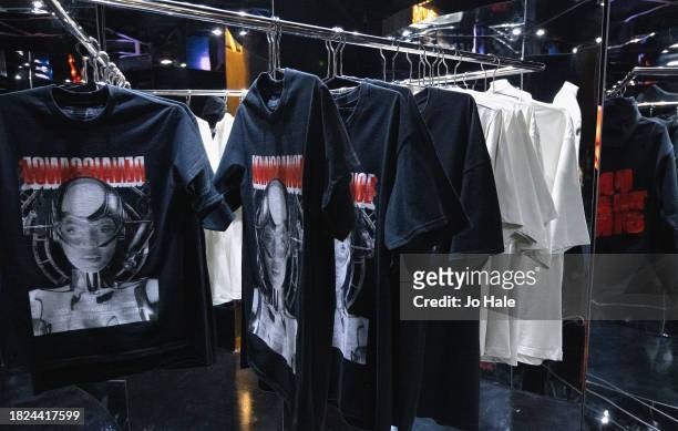 Merchandising on display at the Beyoncé Exclusive Renaissance Flagship Store on December 1, 2023 in London, England.