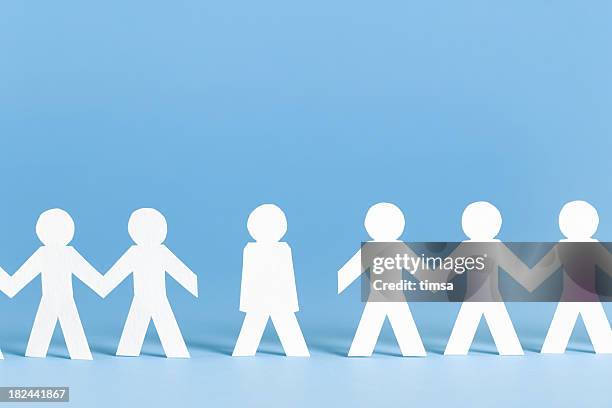 not participating - paper concept - paper man stock pictures, royalty-free photos & images