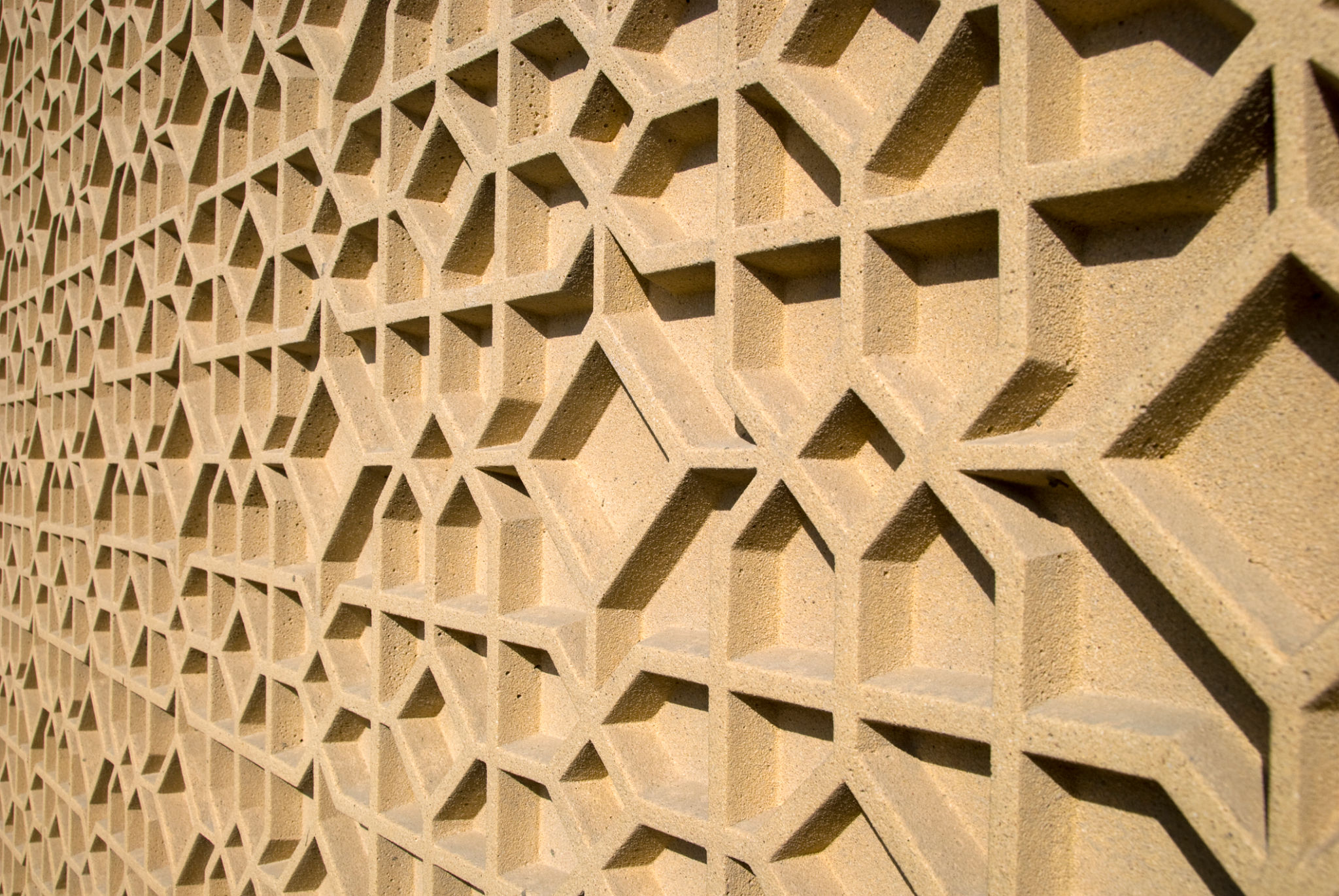 geometric wall pattern