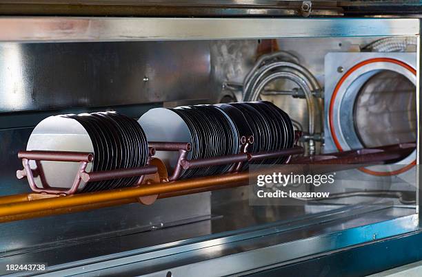 silicon wafer manufacturing - computer wafer stock pictures, royalty-free photos & images