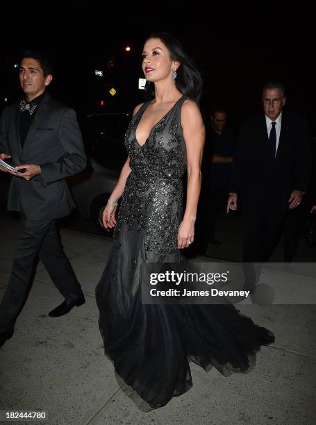 Catherine Zeta-Jones seen on the streets of Manhattan on September 29, 2013 in New York City.